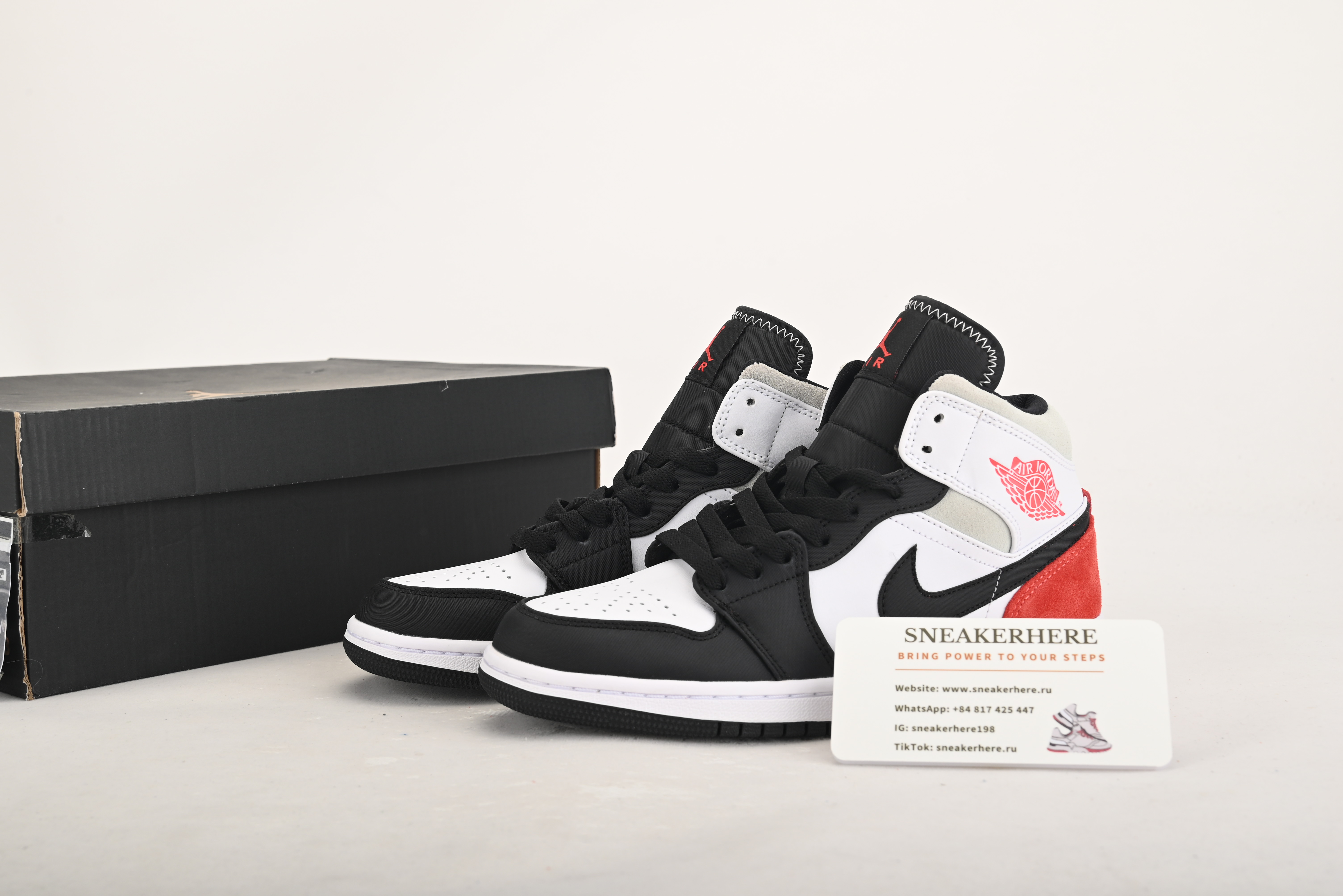 Air Jordan 1 Mid SE Union Black Toe 852542-100