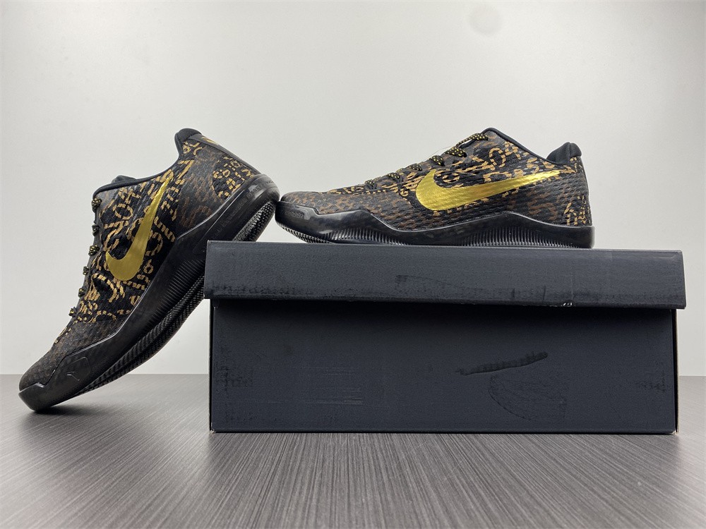 Nike Kobe XI 11 Mamba Day ID Black Gold 865773-991