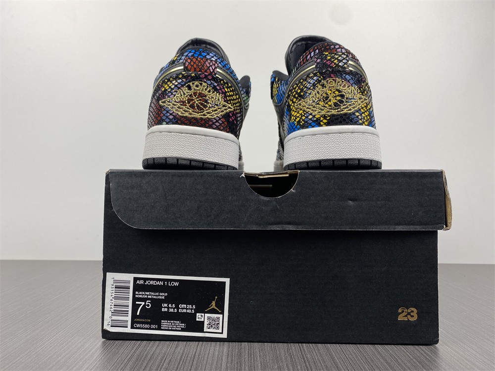Air Jordan 1 Low Multicolor Snakeskin (W) (2020) CW5580-001
