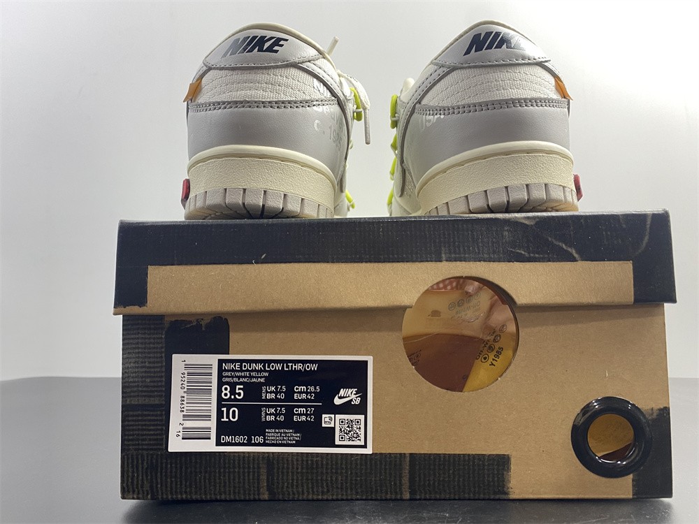 Nike Dunk Low Off-White Lot 8 DM1602-106