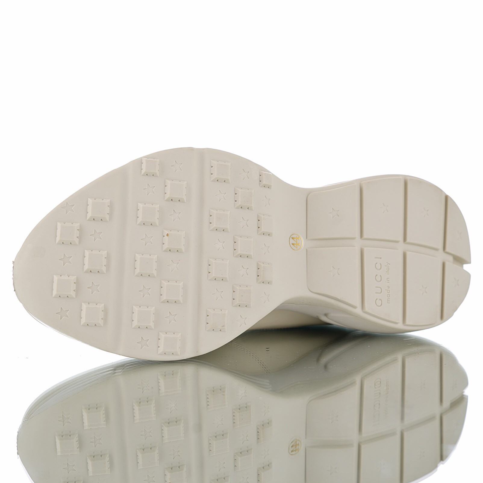 Guccii1 Rhyton Vintage Trainer Sneaker Apricot 500878 DRW00 9522