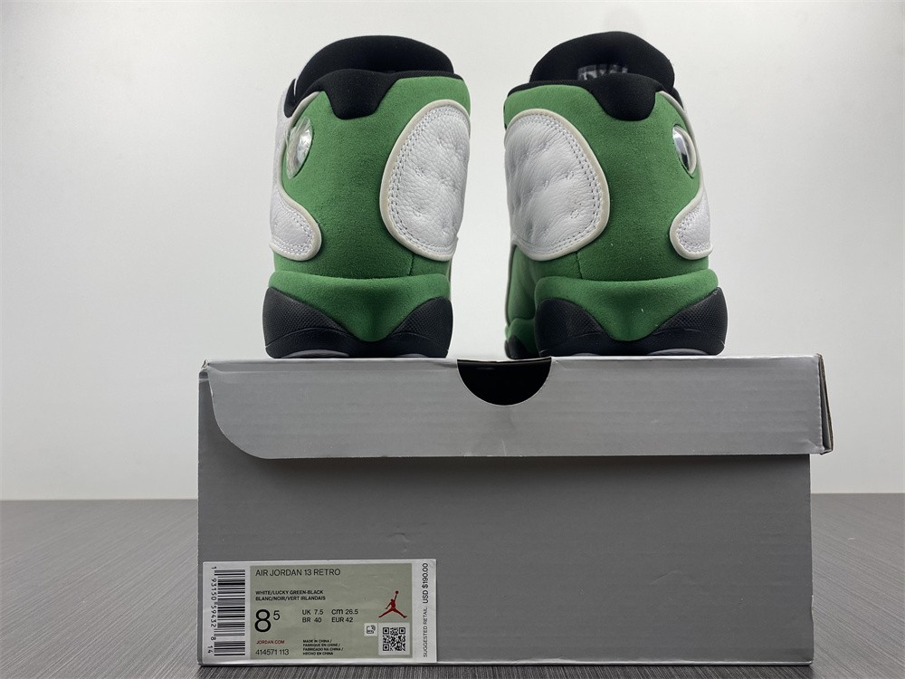 Air Jordan 13 Retro White Lucky Green DB6537-113