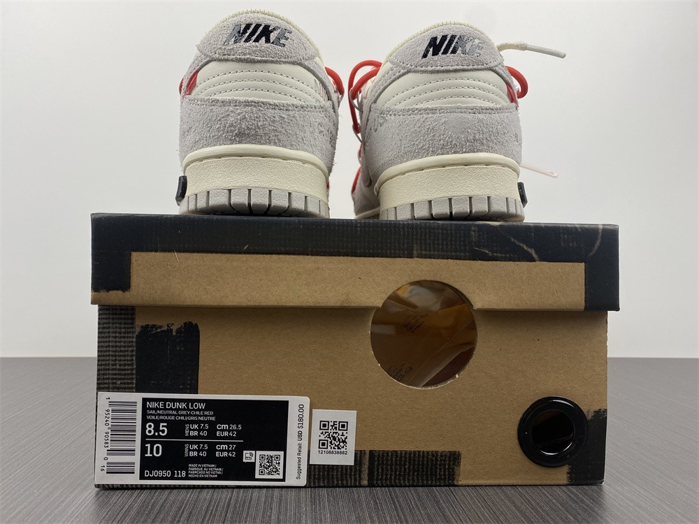 Nike Dunk Low Off-White Lot 33 DJ0950-118
