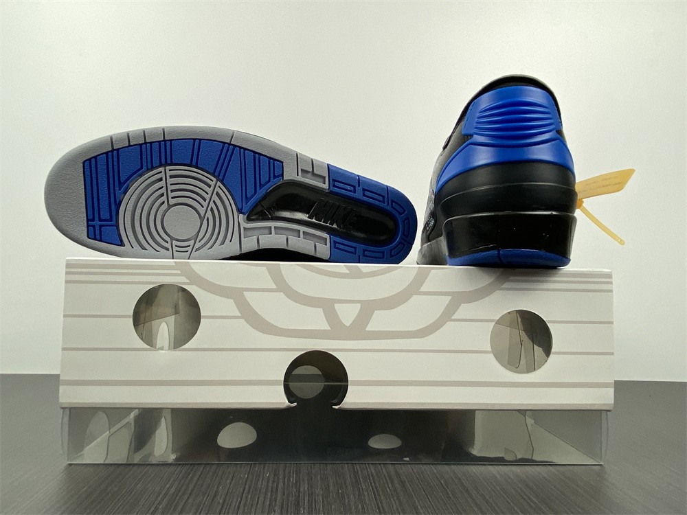 Air Jordan 2 Retro Low SP Off-White Black Blue DJ4375-004