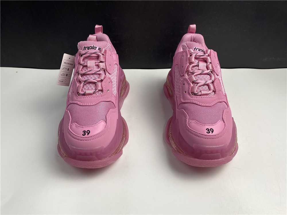 Blncig Triple S Clearsole Pink (W) 544351W2GA15760