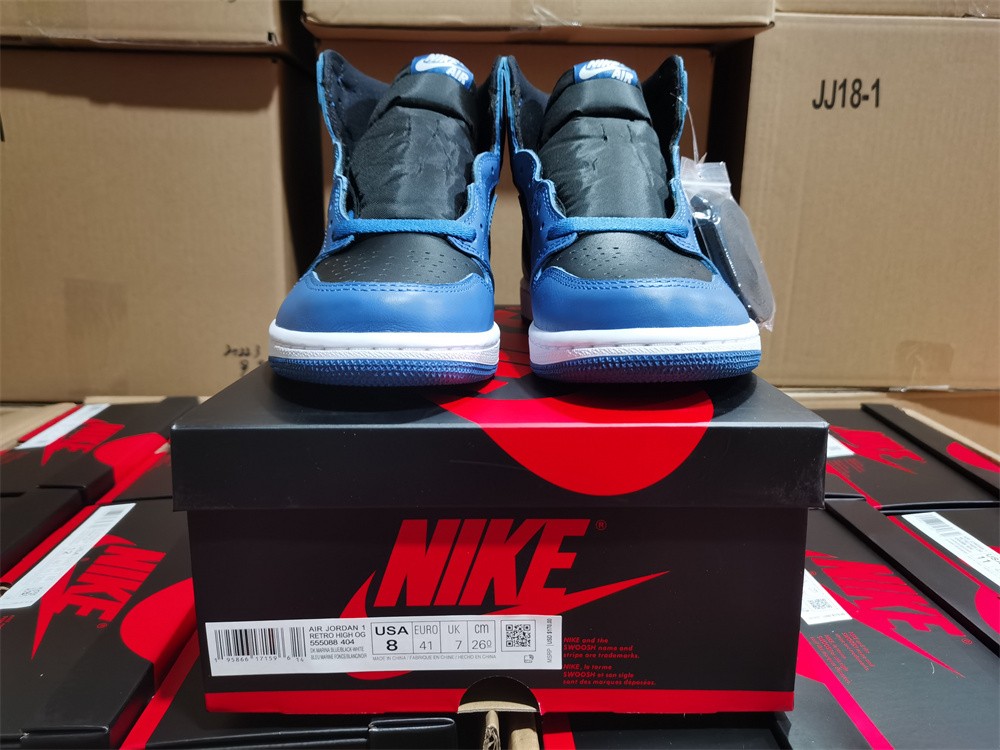 Jordan 1 Retro High OG Dark Marina Blue  555088-404