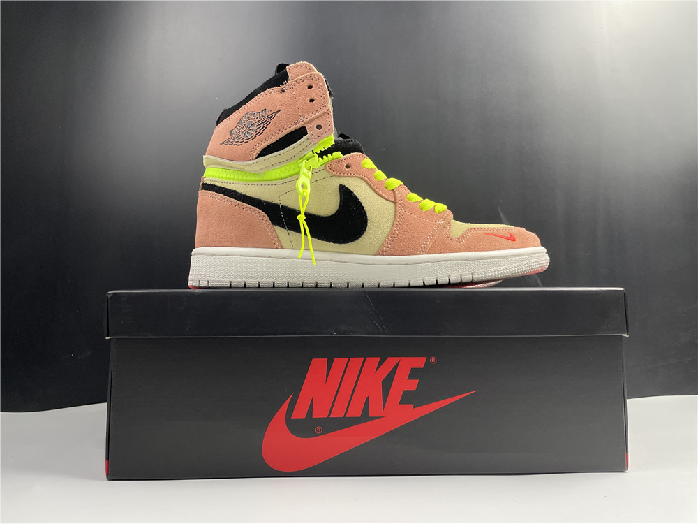 Jordan 1 High Switch Peach  CW6576-800