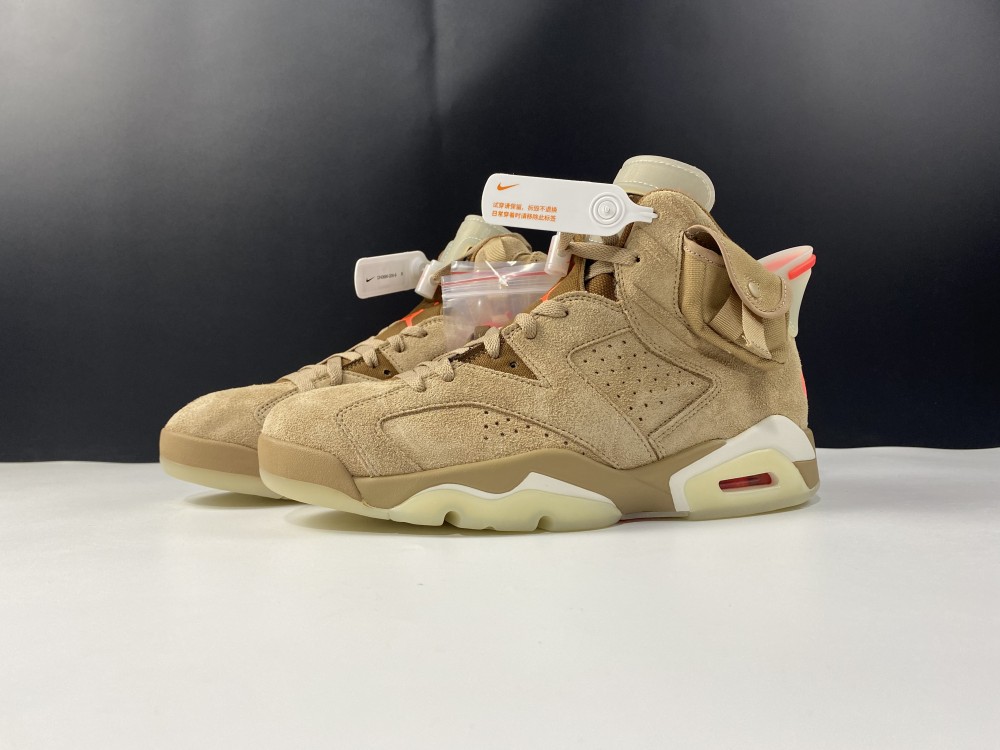 Jordan 6 Retro Travis Scott British Khaki DH0690-200