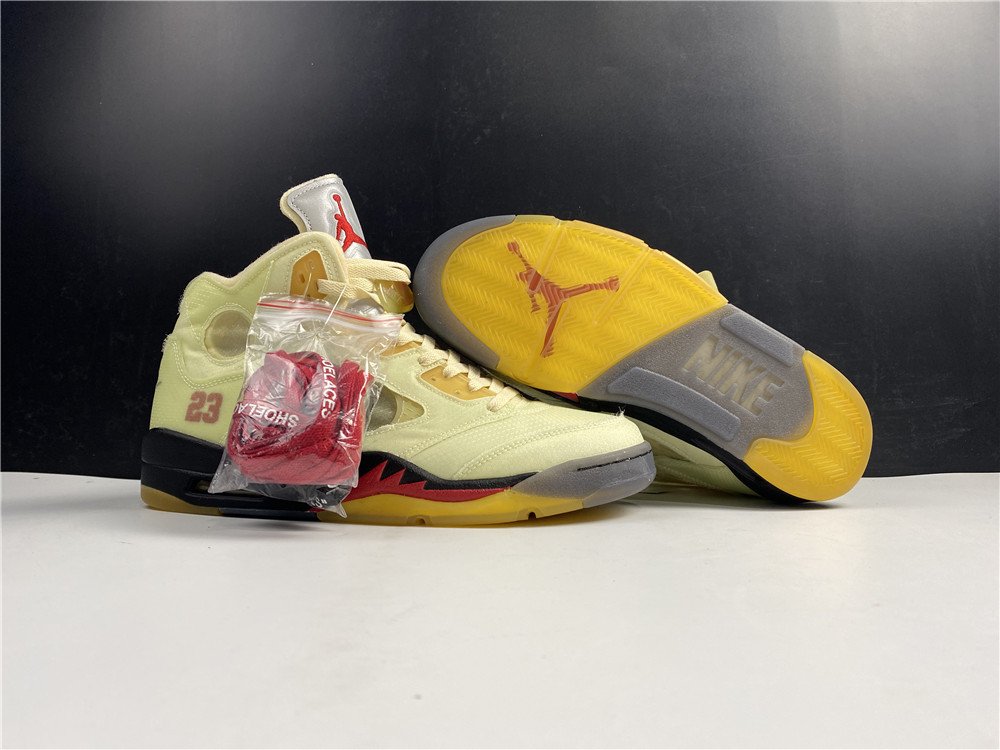 Jordan 5 Retro OFF-WHITE Sail  DH8565-100
