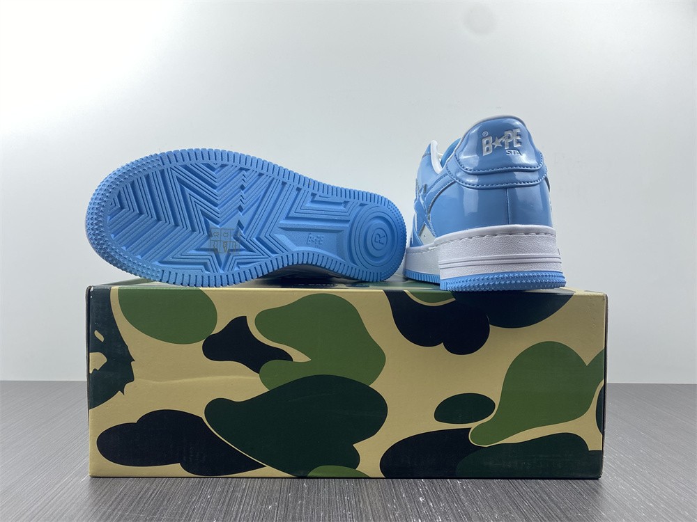 A Bathing Ape Bape Sta Low Blue 001FWH701001_SAX_A
