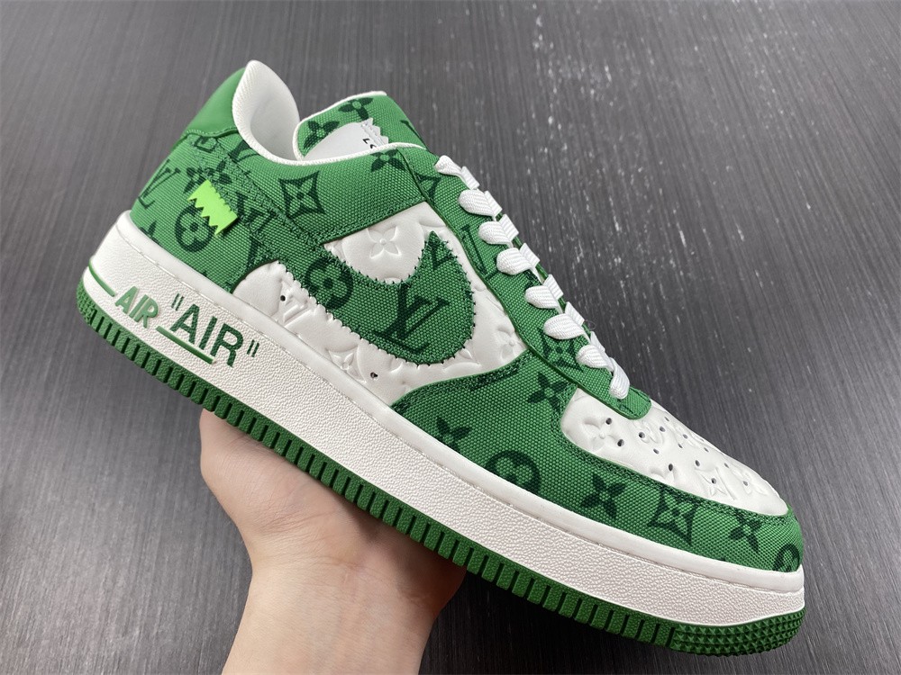 LsVttn Nike Air Force 1 Low By Virgil Abloh White Green