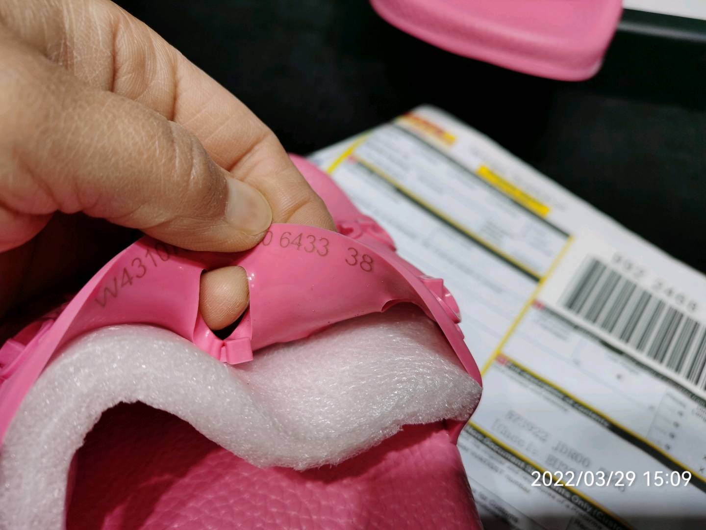 Guccii1 Slide Pink Rubber (W) 573922 JDR00 5846