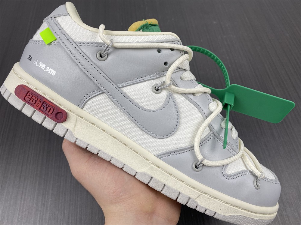 Off-White x Dunk Low lot 25 DM1602-121