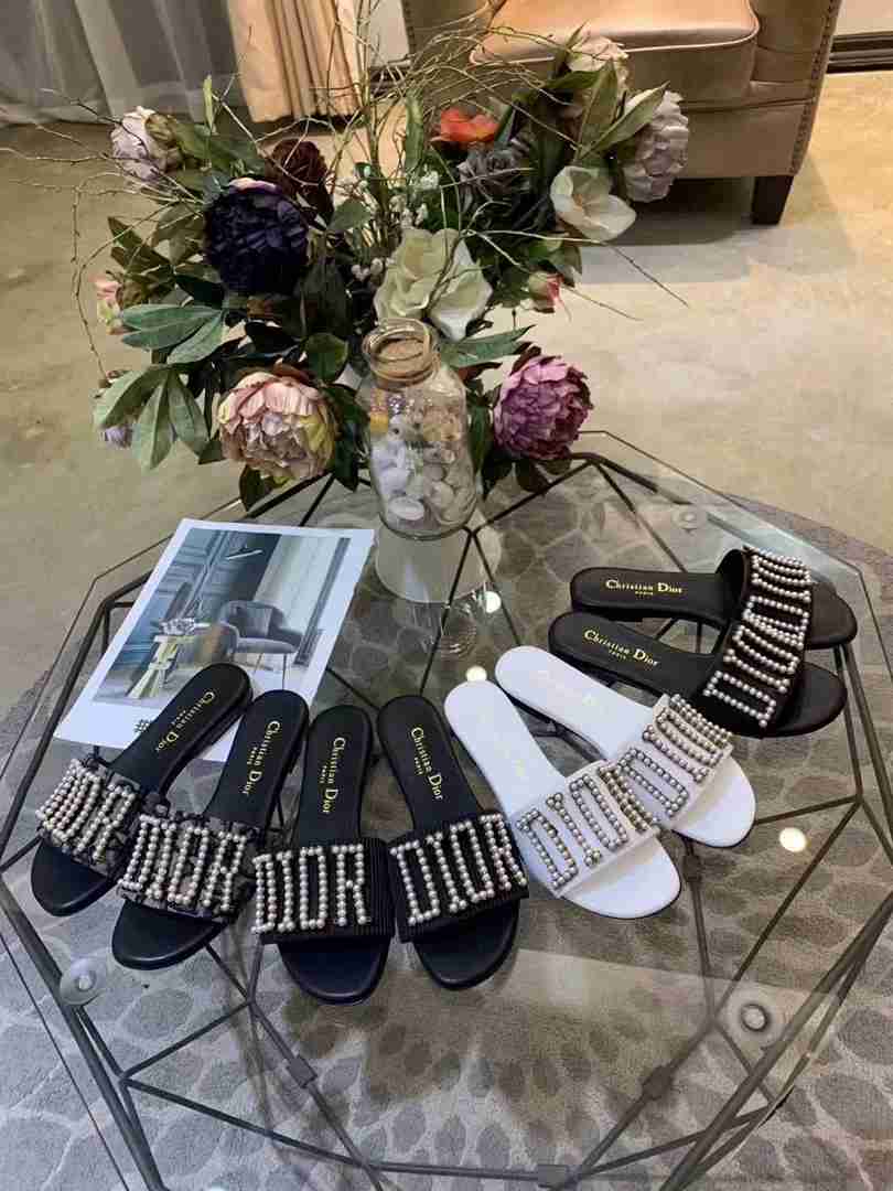 Christian Dioorr black slide