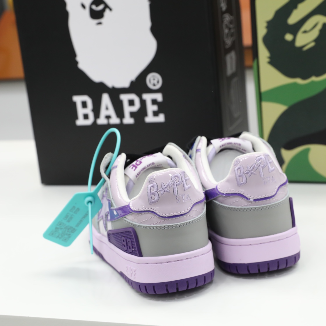 A Bathing Ape Bape Sta Low purple