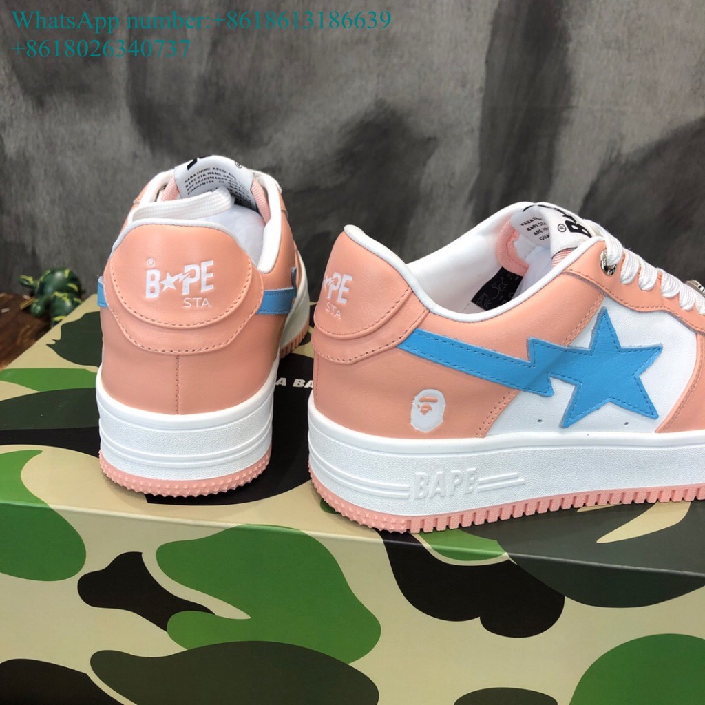 A Bathing Ape Bape Sta Low pink