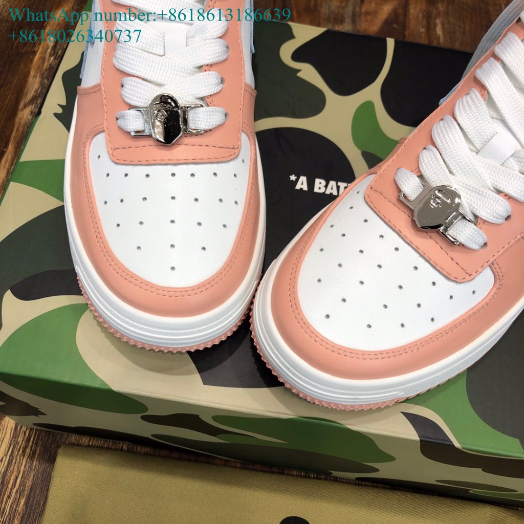 A Bathing Ape Bape Sta Low pink