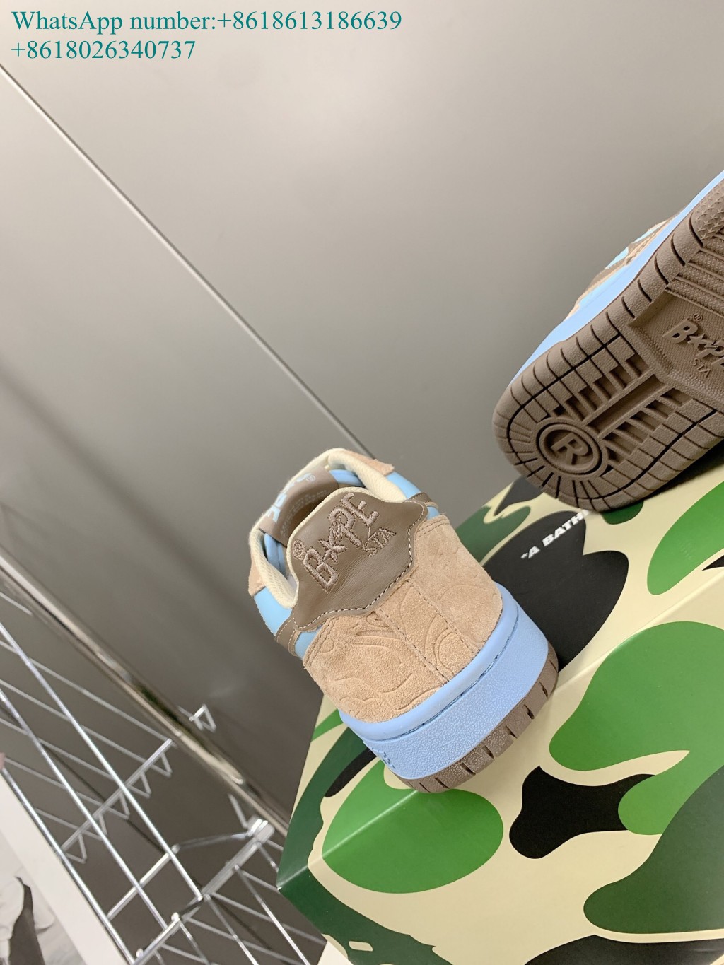 A Bathing Ape Bape Sta Low Blue sneaker