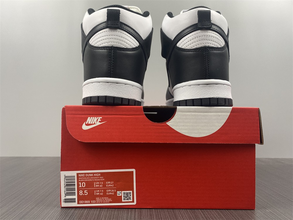 Nike Dunk High Black White DD1869-103