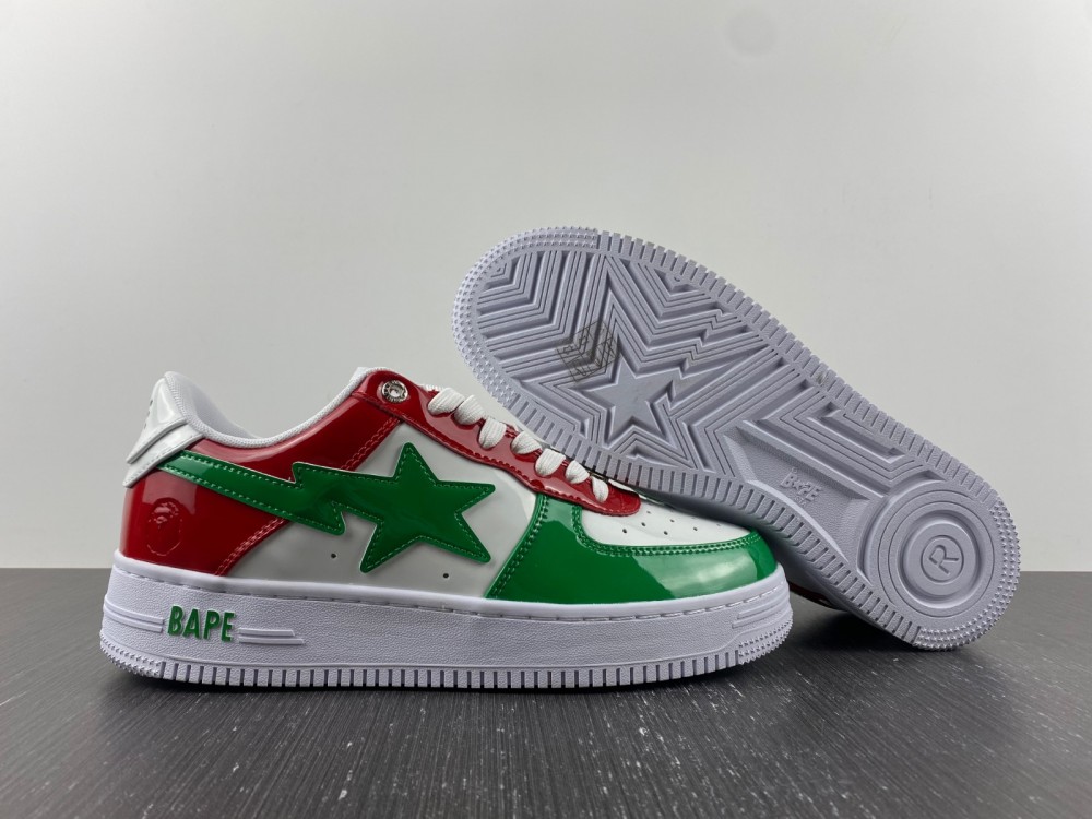 A Bathing Ape Bape Sta Green Red 1I80-191-004
