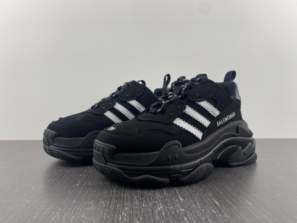 Blncig Triple S Adidas Black