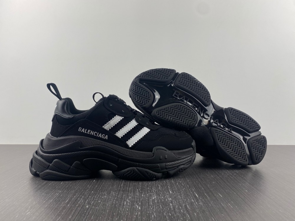 Blncig Triple S Adidas Black