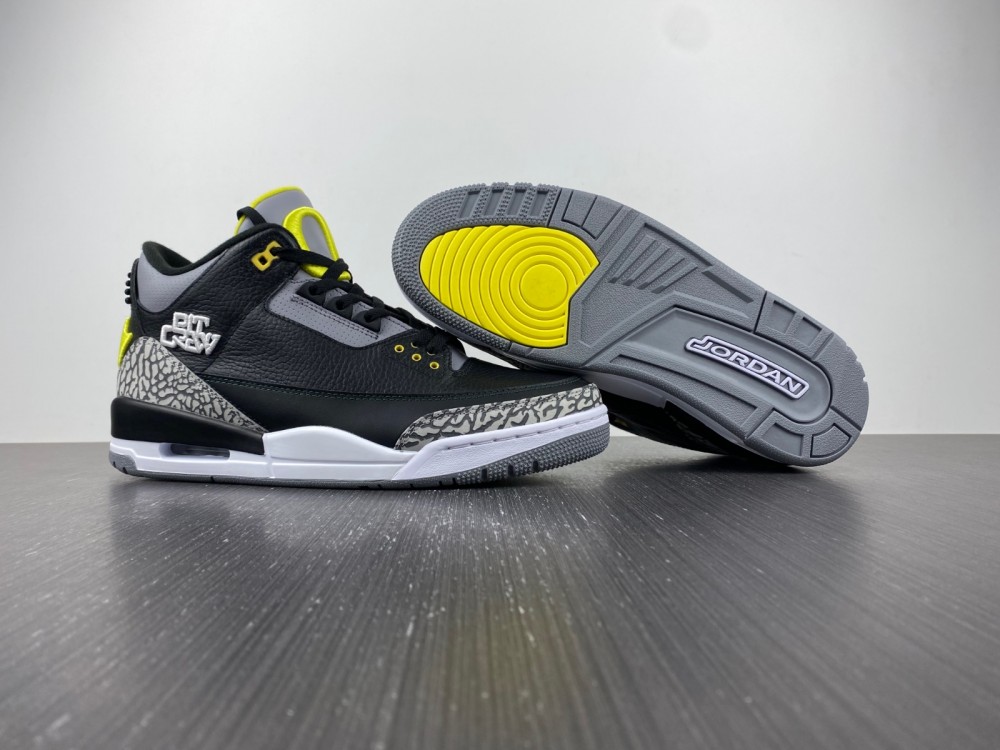 Nike Air Jordan 3 Retro Oregon Ducks Pit Crew Black HO11-MNJDLS-5