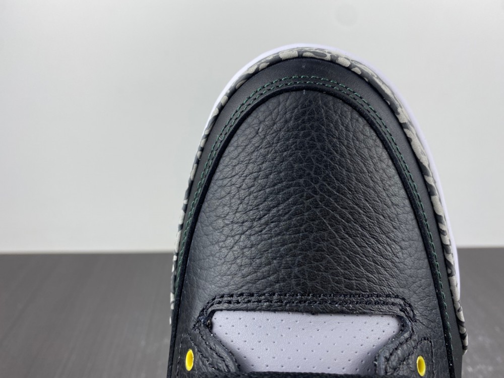 Nike Air Jordan 3 Retro Oregon Ducks Pit Crew Black HO11-MNJDLS-5