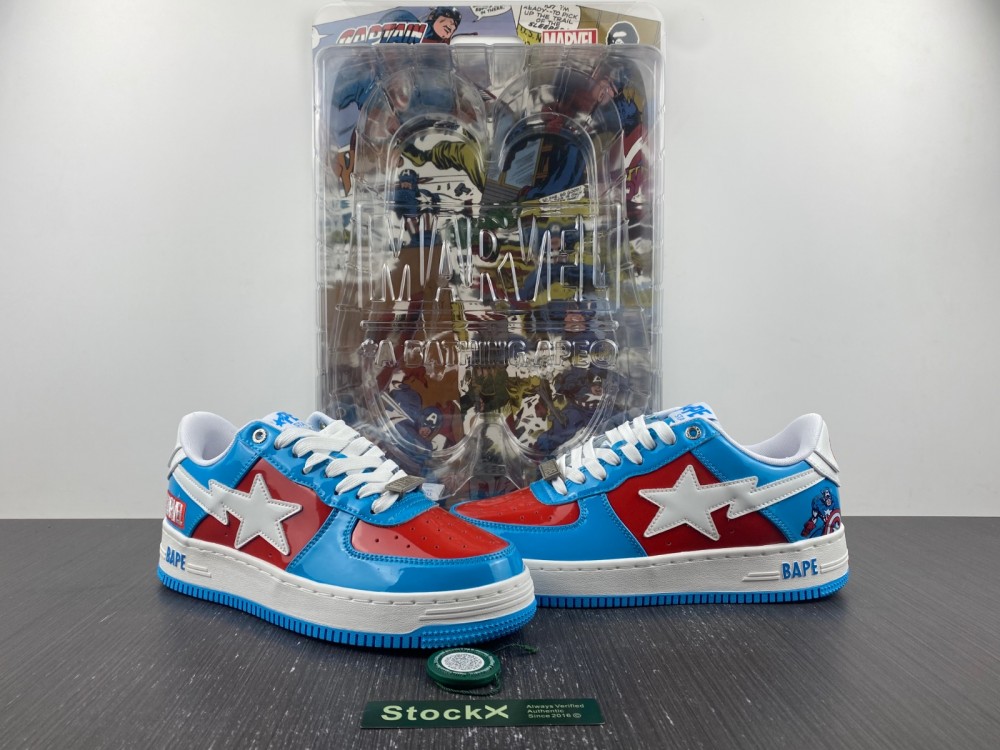 A Bathing Ape Bape Sta MARVEL Blue