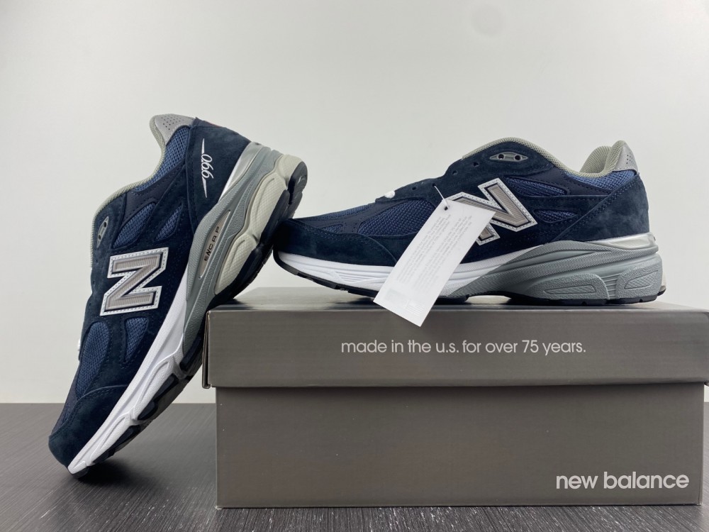 NwBlnc 990v3 MiUSA Navy Denim M990NB3
