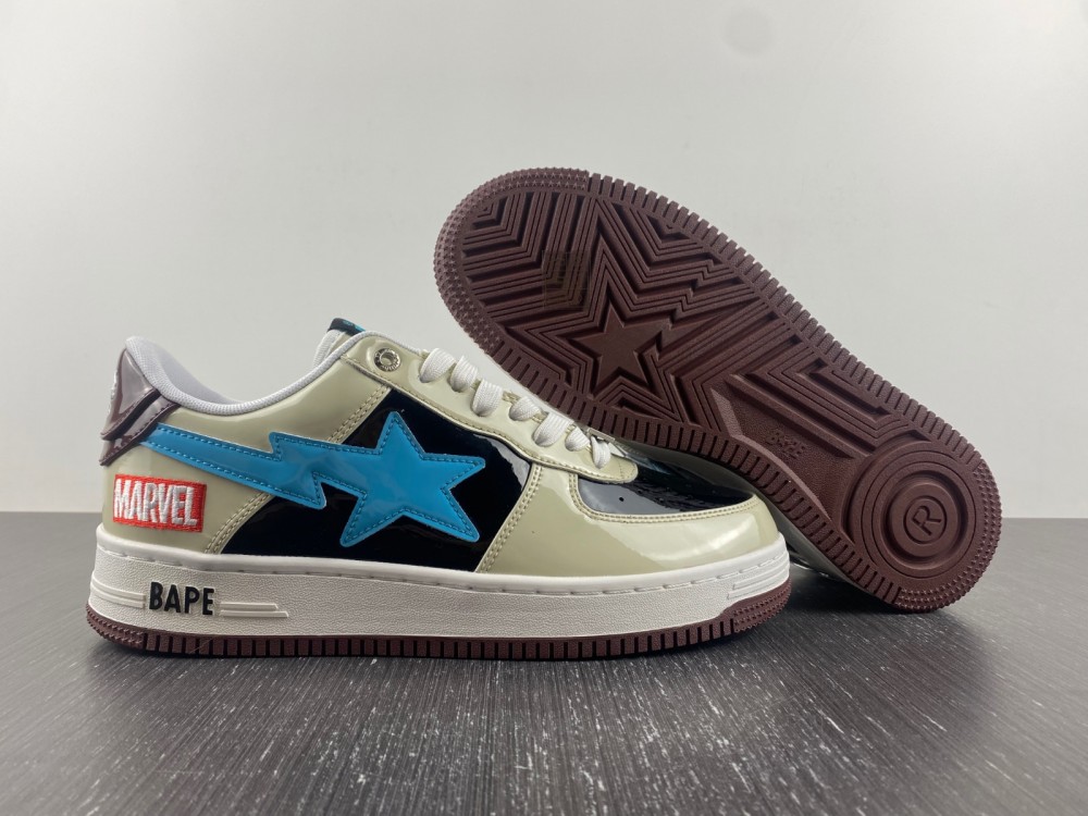 A Bathing Ape Bape Sta MARVEL Blue Black