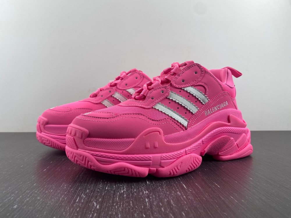 Blncig Triple S Adidas Pink