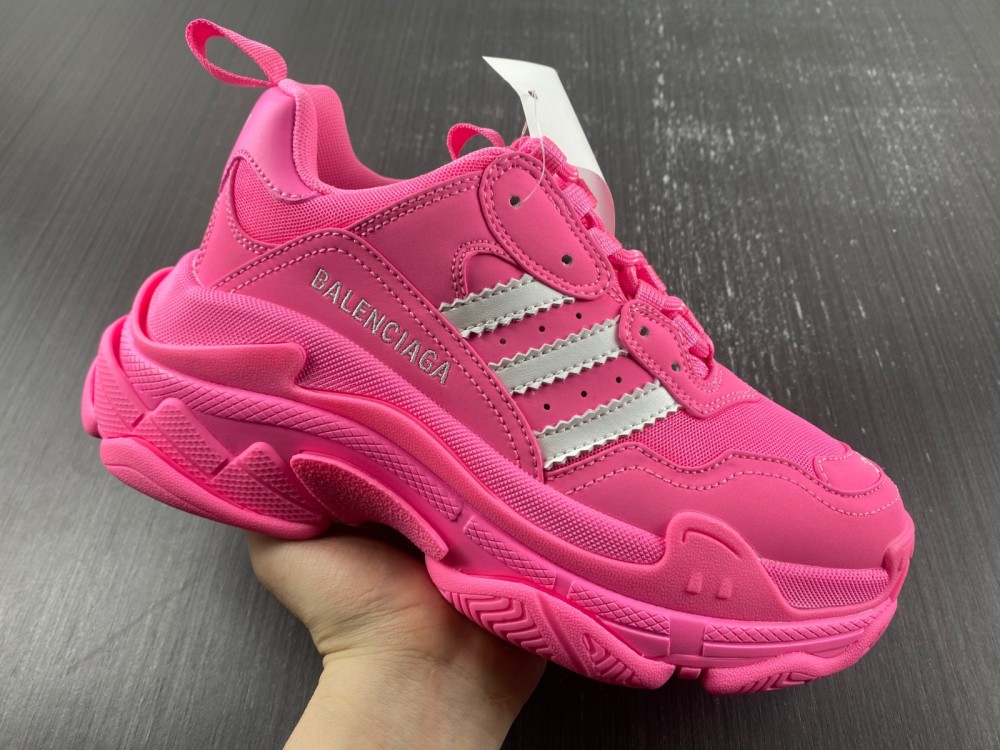 Blncig Triple S Adidas Pink