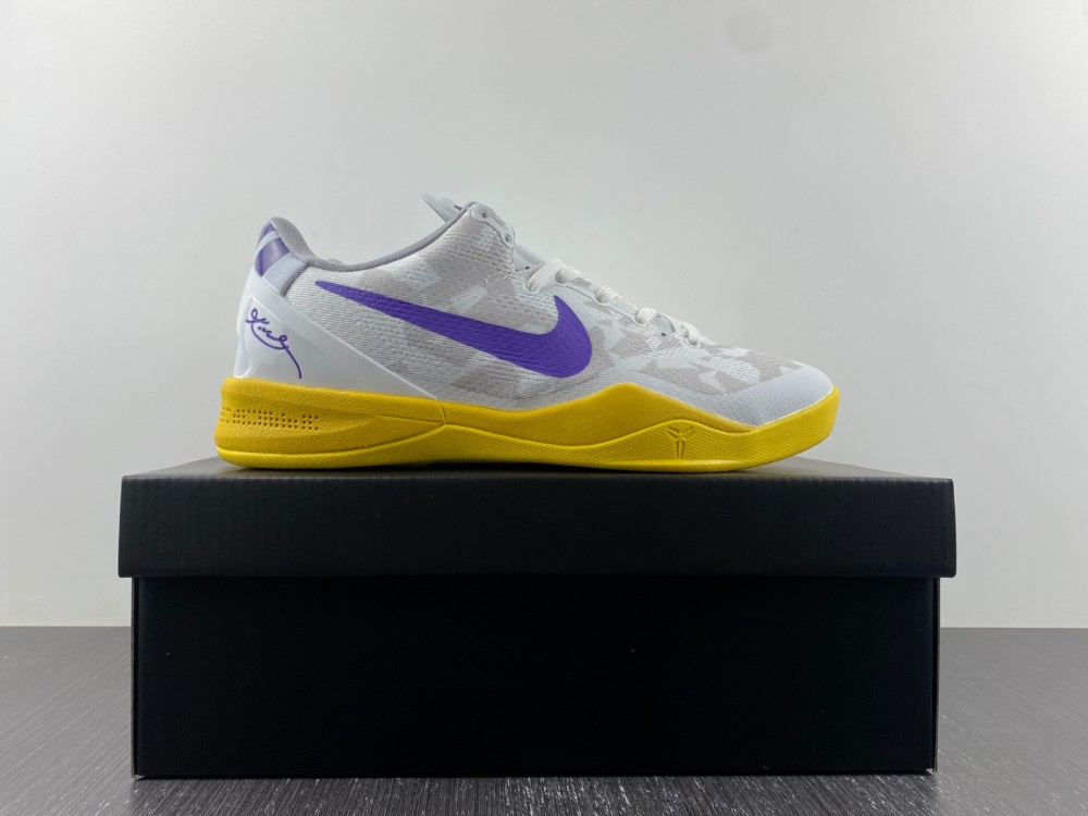 Nike Kobe 8 Easter white yellow
