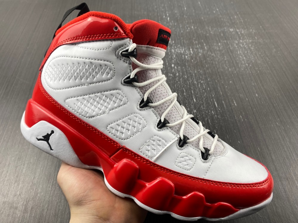 Nike Air Jordan 9 Retro White Gym Red