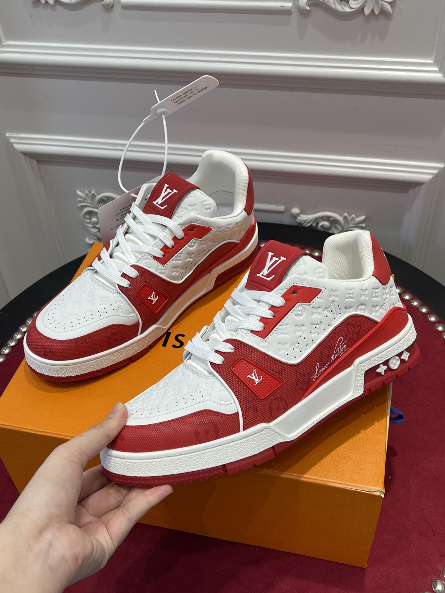 LsVttn Trainer Sneakers red