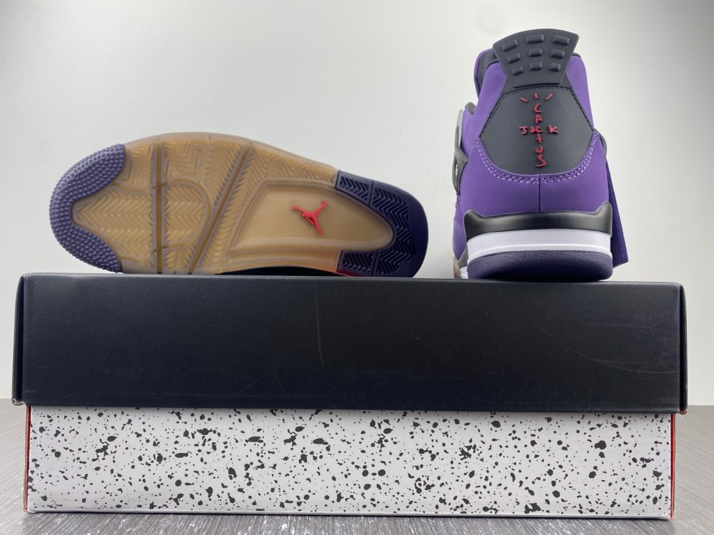 Nike Air Jordan 4 Travis Scott purple