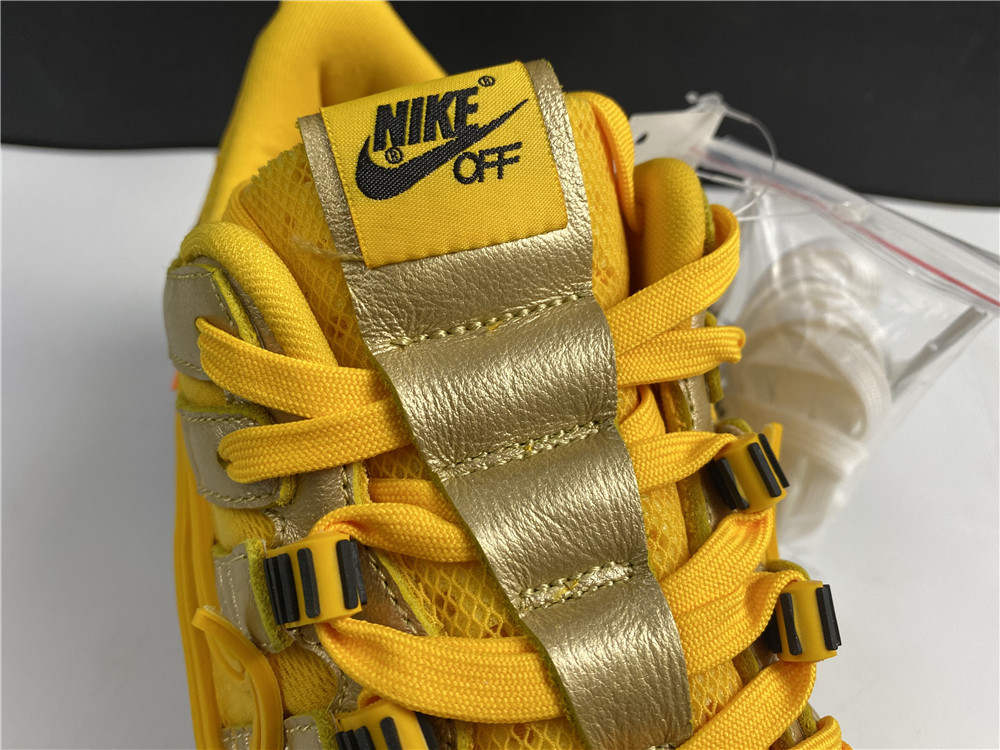 Nike Air Rubber Dunk Off-White University Gold CU6015-700