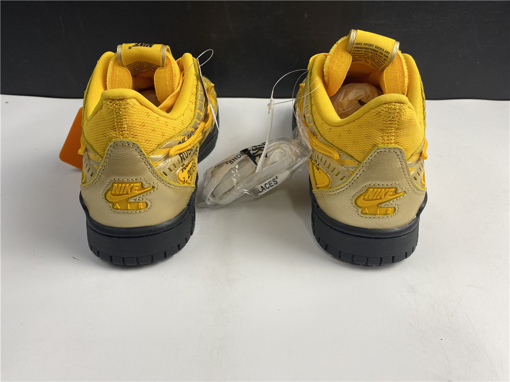 Nike Air Rubber Dunk Off-White University Gold CU6015-700