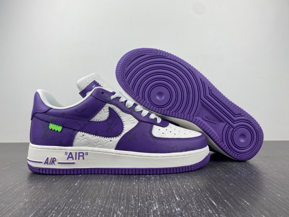 Nike Air Force 1 LsVttn white purple