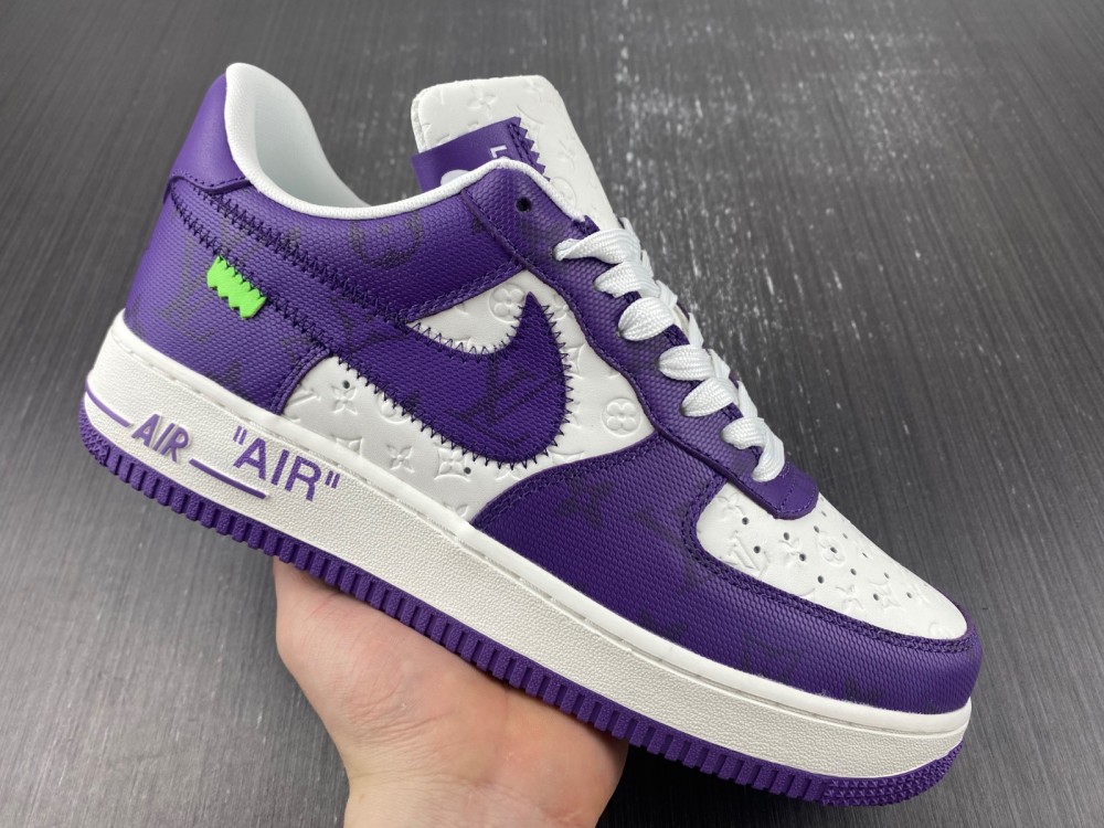 Nike Air Force 1 LsVttn white purple