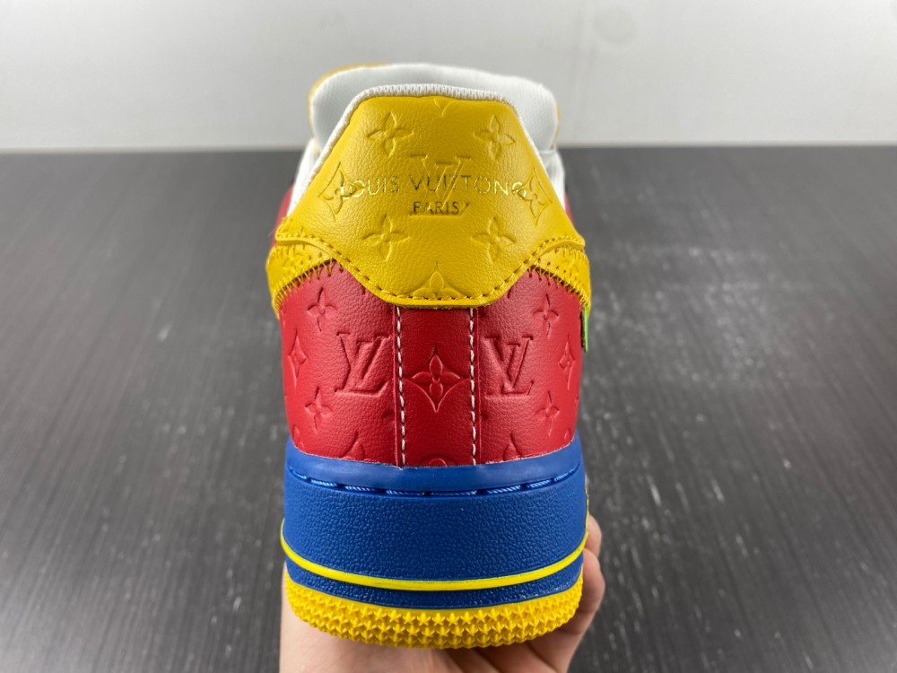 Nike Air Force 1 LsVttn blue red yellow