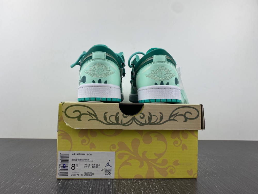 Nike Air Jordan 1 low white green DC0774-132