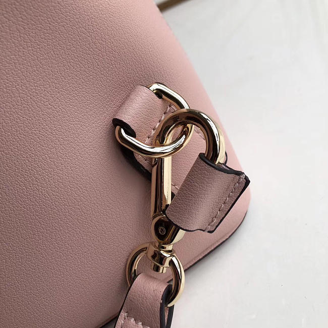 Chloee Faye Calfskin Large Backpack in Pink