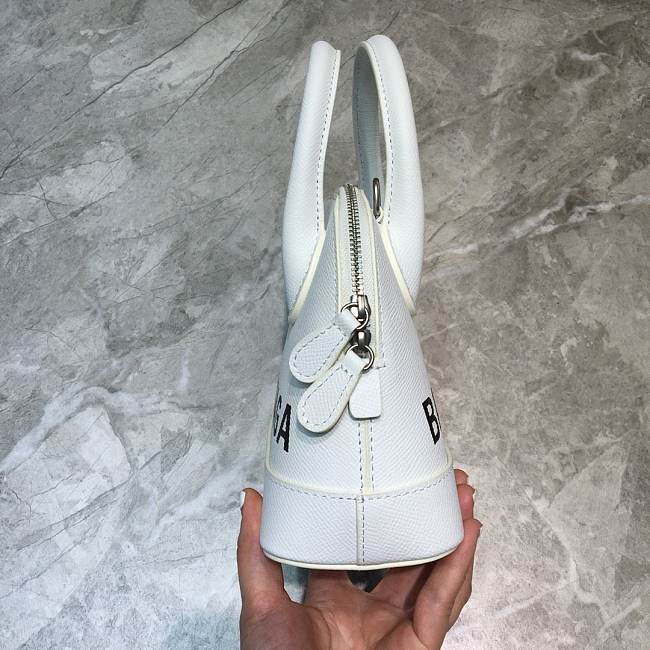 Blncig Ville small graffiti logo bag