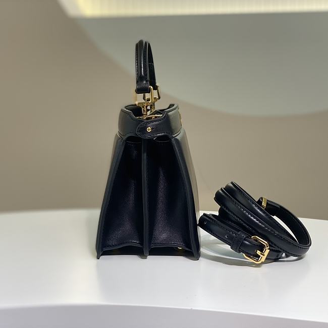 Feendi Peekaboo ISeeU Handbag Black 20cm