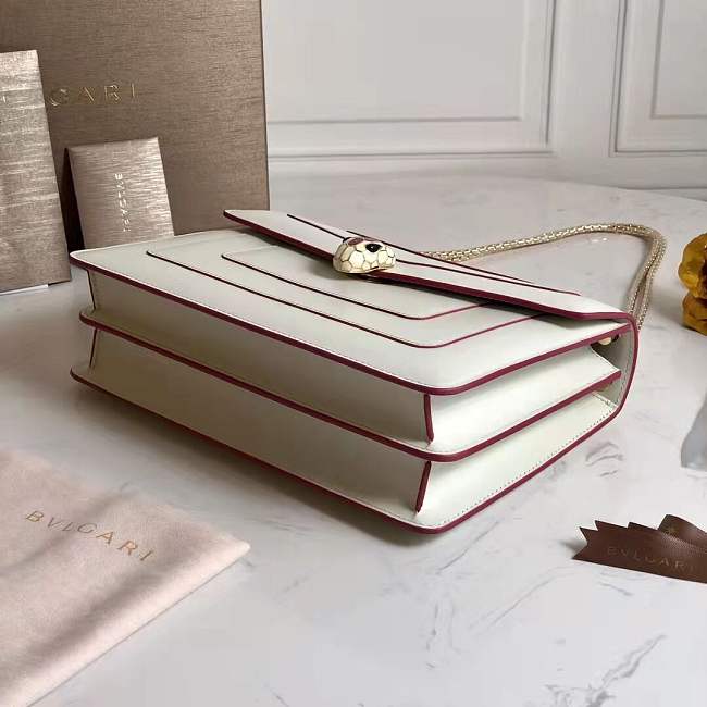 Bvlgarrii Serpenti in Love Bag 27cm white