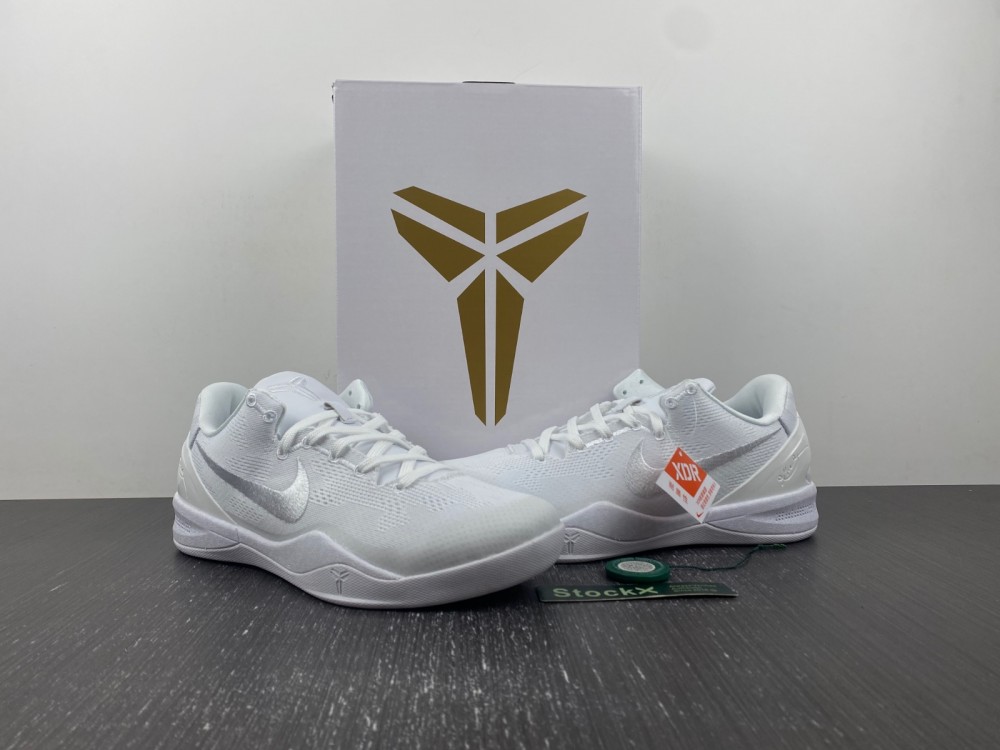 Nike Kobe 8 Protro Triple White FJ9364-100