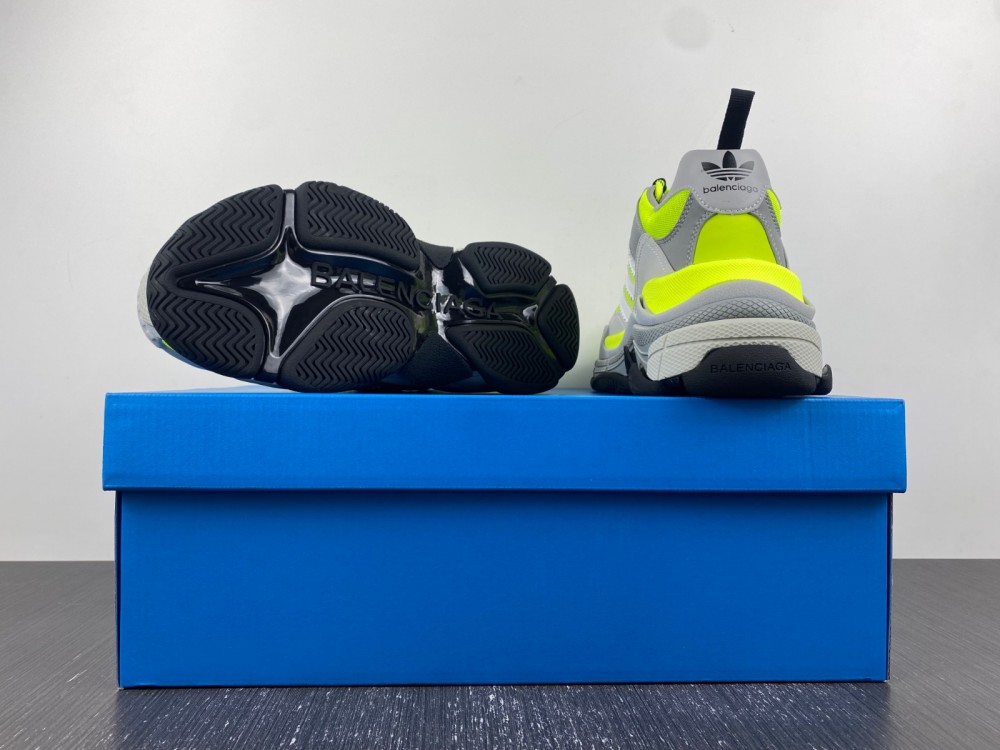 Blncig X Adidas Triple S Fluo Yellow