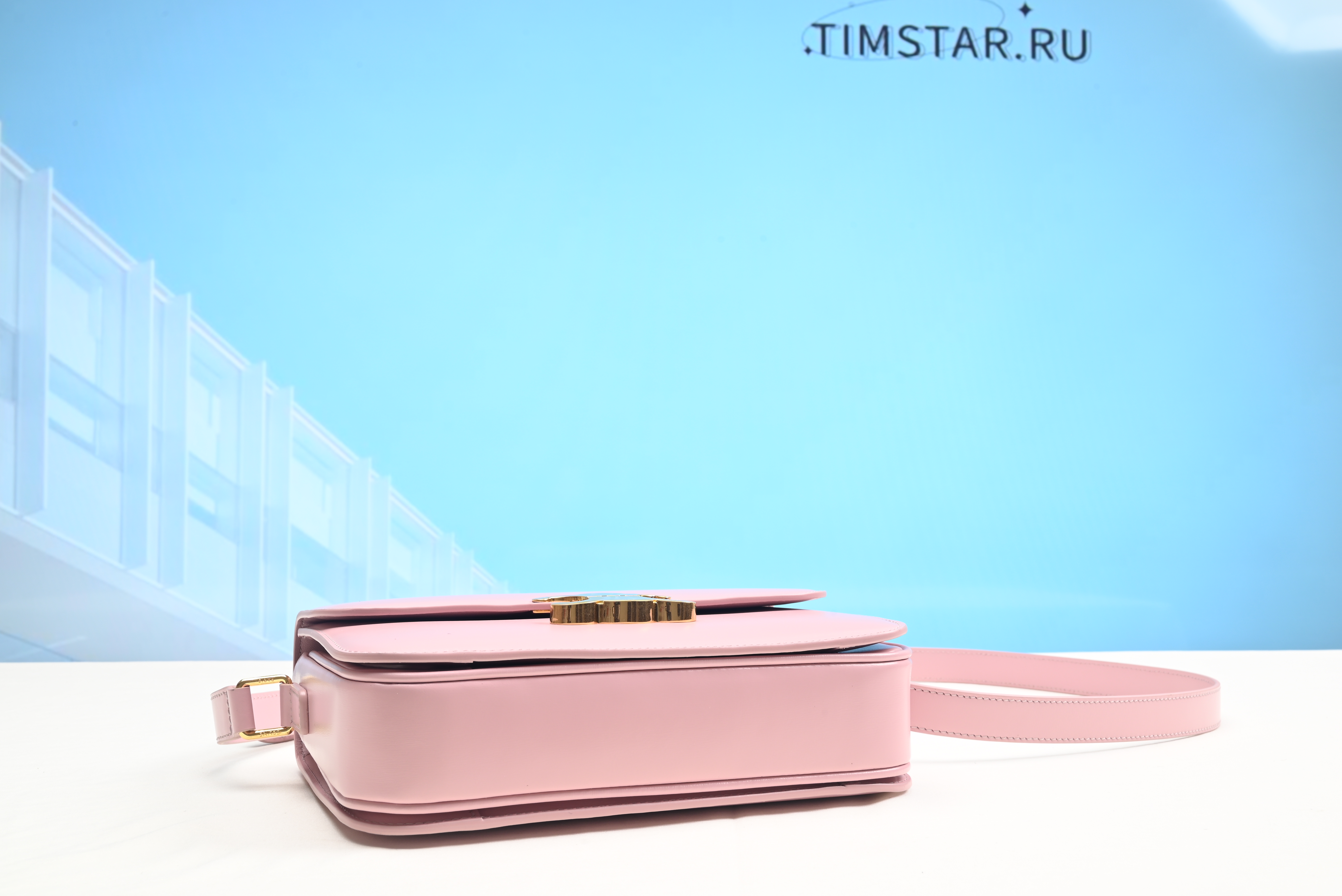 Celin Triomphe Bag Pink 22cm